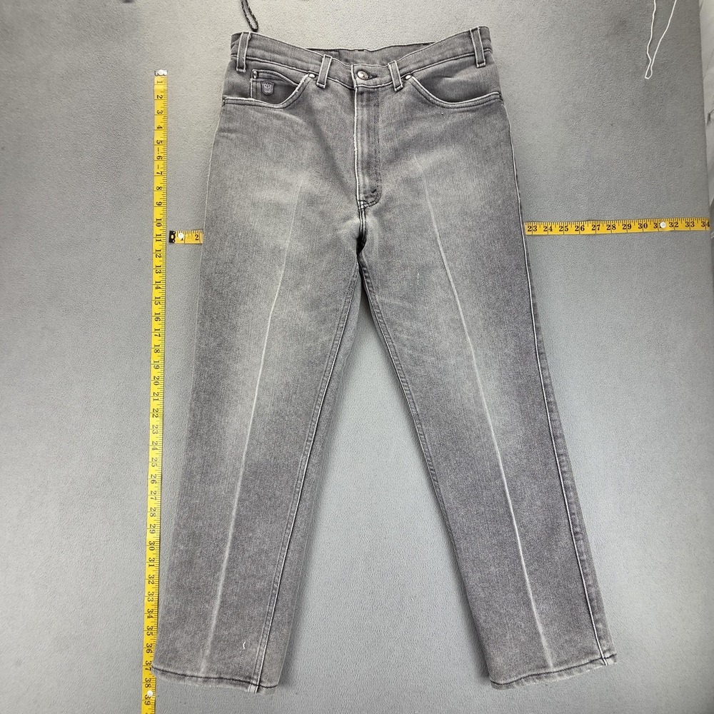 Vintage‎ Levis Jeans Mens Gray Regular Straight Silver Medal Zip Fly Fits 32x28